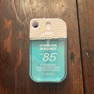 Blue Sparkling Bergamot Mist hand sanitizer. New & bedazzled
